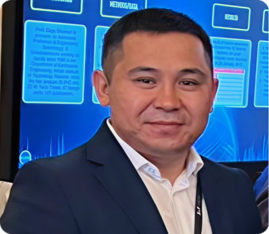 Поздравляем заместителя директора Центра данных ИГИ НЯЦ РК Мукамбаева Айдына Сериковича